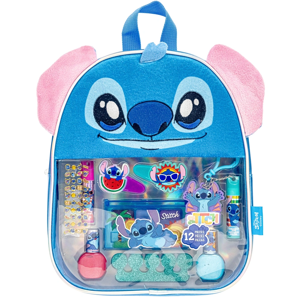 stitch-rugzak-626smv.webp Disney Lilo & Stitch Rugzak met Kinder Make up Set | Smyths Toys Nederland - Afbeelding 1
