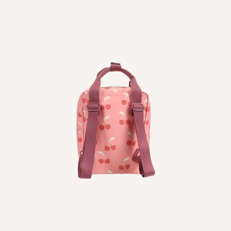 studio-ditte-rugzak-366dom-1.jpg Studio Ditte Rugtas Small Cherries Pink - Afbeelding 1
