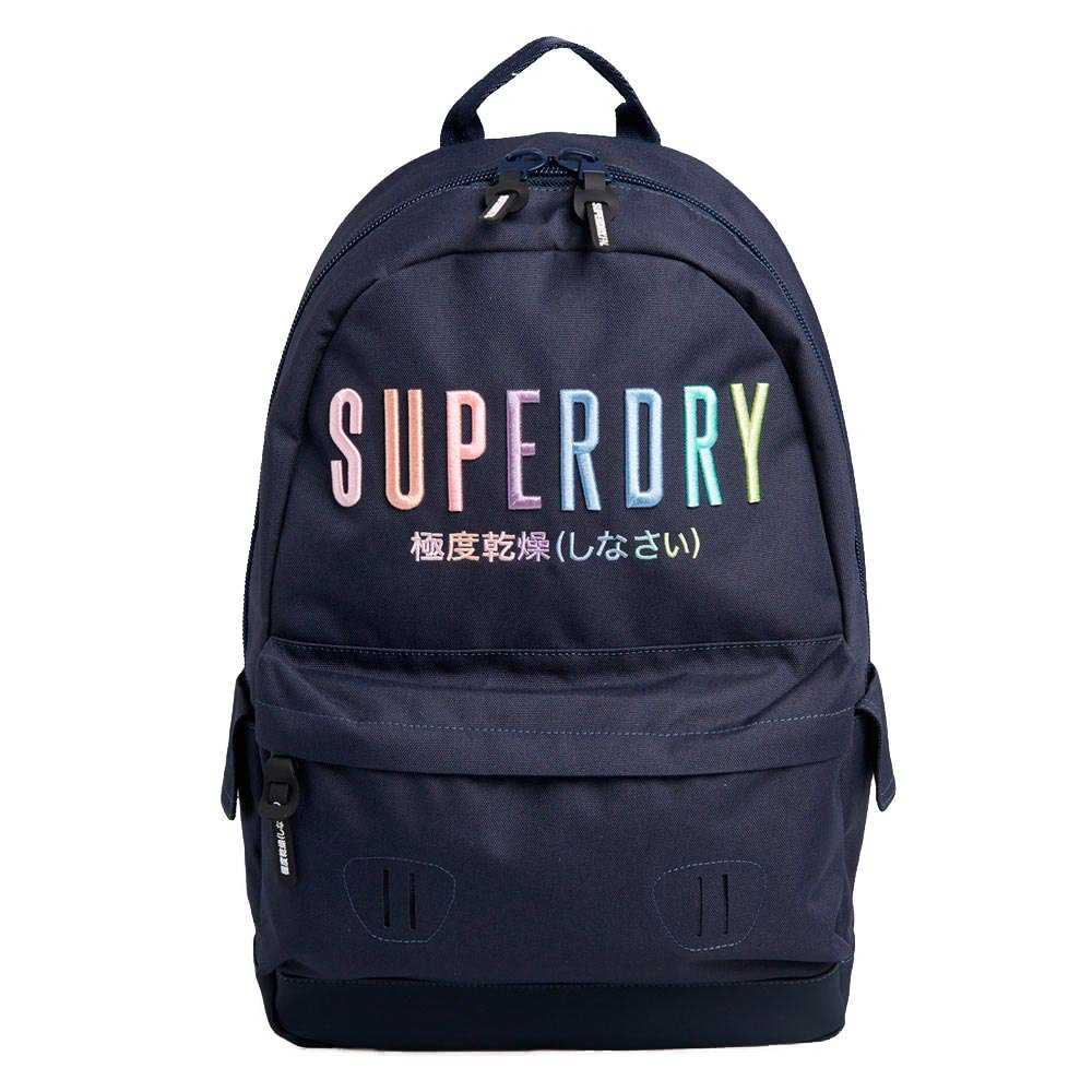 superdry-rugzak-877nad-1.jpg Superdry Superdry Montana Rainbow Backpack Navy - Afbeelding 1