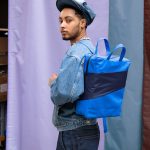 The New Backpack Blue & Navy