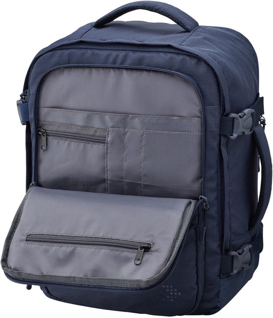 travelbags-rugzak-366upl-1.jpg Travelbags The Breeze Cabin Backpack M 25 liter 40 x 30 x 20 cm 15 laptopvak blue | bol - Afbeelding 1