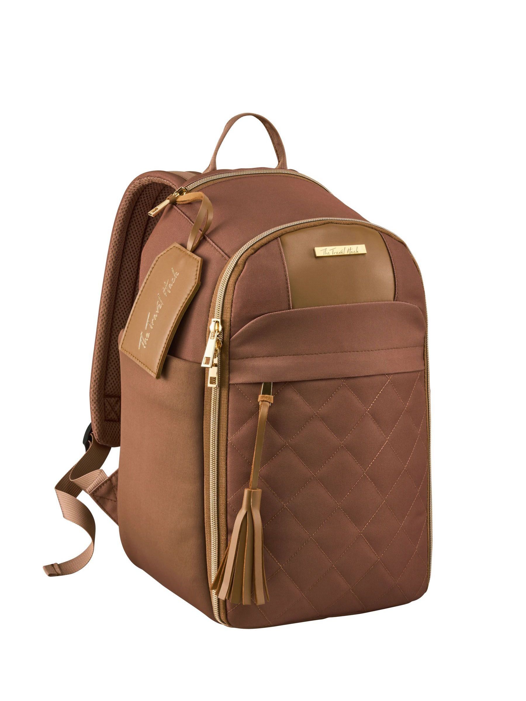 travelbags-rugzak-682qrw-1.jpg Kopen Bruin Cabin Max Travel Hack rugzak van Next Nederland - Afbeelding 1