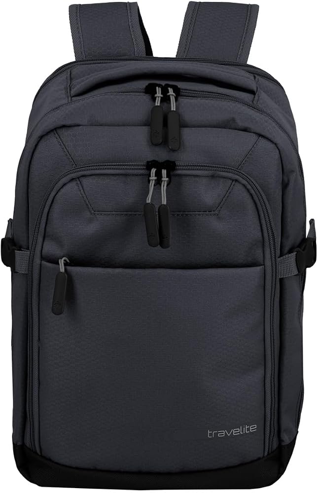 travelite-rugzak-658oem-1.jpg Travelite Unisex Kick Off Cabin rugzak, cabinerugzak (1 stuk), grijs, Kabinenrucksack (40 cm/23 Liter), Klassiek : Amazon.nl: Kleding, schoenen & sieraden - Afbeelding 1