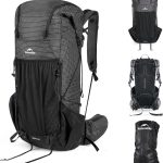 Naturehike Rock 2.0 Upgraded Rugzak, 30/45/60 liter, met binnenframe, wandelrugzak voor heren en dames, met regenhoes, trekkingrugzak voor outdoor, ...