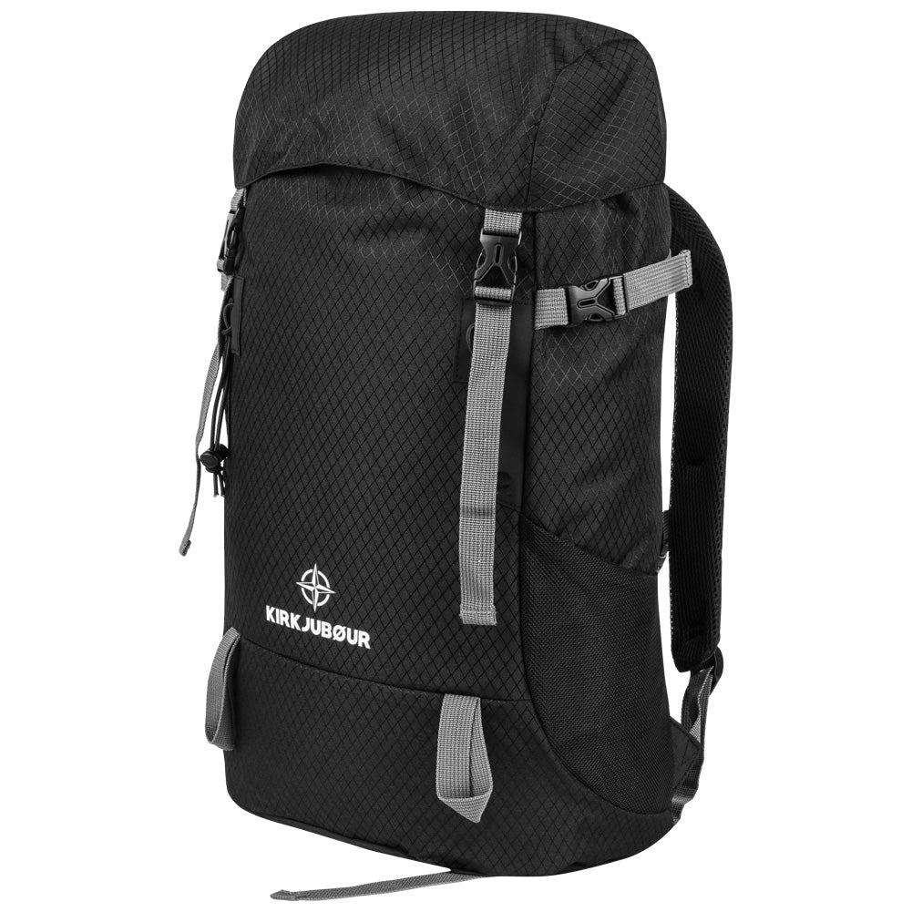 trekkingrugzak-862whn-1.jpg KIRKJUBØUR® "Abisko" Premium Outdoor Trekking Rugzak 30 L zwart - Afbeelding 1