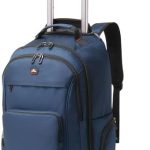 WIRABO Rolkoffer voor Volwassenen, 17,3 inch Laptop Rolkoffer, Reiskoffer met Wielen, Handgepäck Business Trolley Koffer Computer Tas Mannen Vrouwen ...