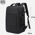 Bange business rugzak heren Werk rugtas mannen Laptop 35L Zwart | bol