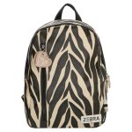 Rugzak Zebra Rugtas Dames Rugzak Zebra Print 14 Inch Laptop 19 Liter Enrico Benetti