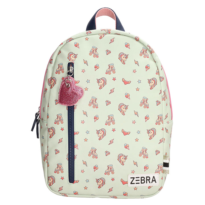 zebra-rugtas-611eni-1.jpg Zebra Trends Girls Rugzak Unicorn Mint | Shop Online - Afbeelding 1