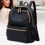 Casual Oxford Rugzak Dames Zwart Waterdicht Nylon Schooltassen voor Tiener Meisjes Reis Tote Rugzak kopen vanaf een prijs van 13 | Joom